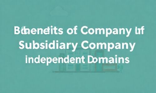 子公司独立域名的那些好处