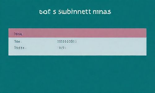 子网掩码的作用