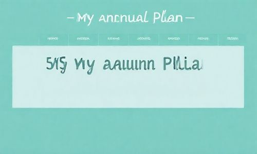 5. 我的年度计划