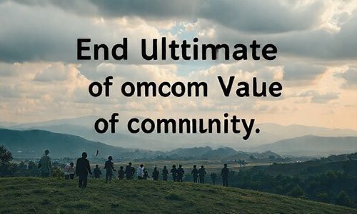 :社区的终极价值