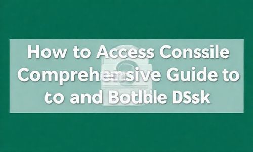 怎么进控制台?光盘和启动盘全攻略