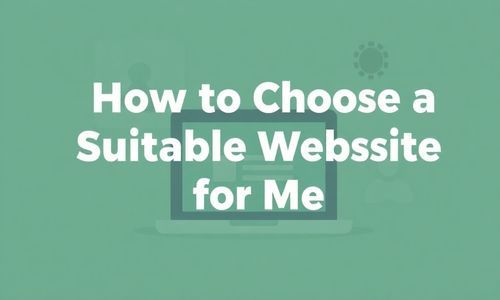 怎么选择适合我的网站？