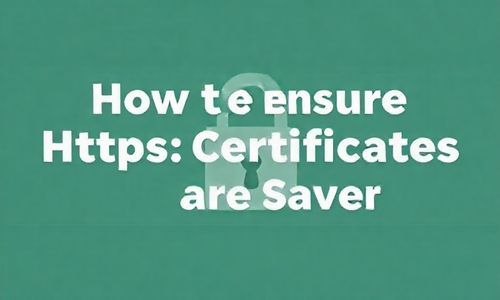 如何确保HTTPS证书平安？