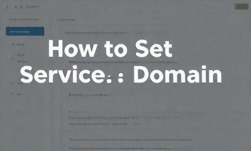 如何设置服务域名?