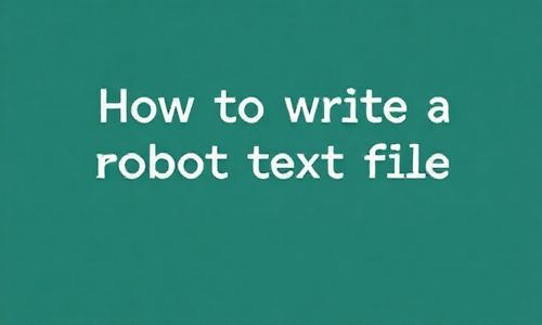 二、如何写robots.txt文件？