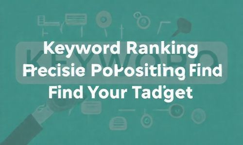 关键词排名：精准定位， 找到你的目标用户