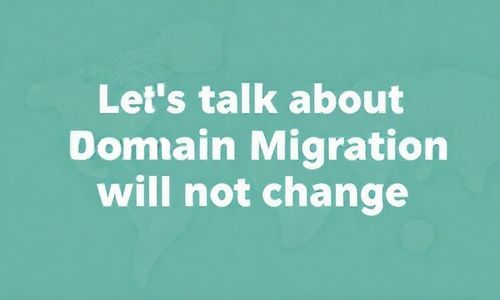 先说说域名迁移，网站地址不会变