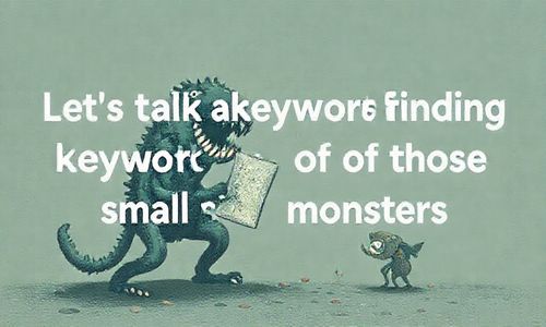 先说说我们要找到那些竞争小怪兽们的关键词！