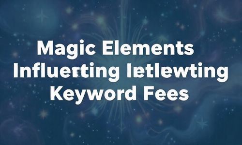 影响关键词收费的魔法元素