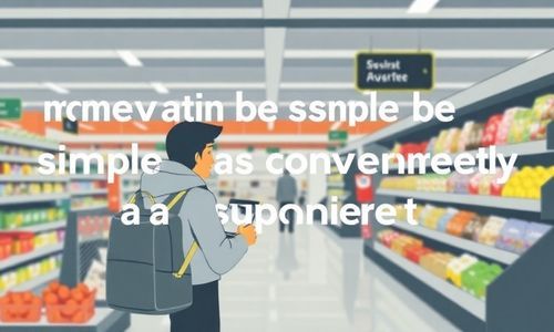 导航要简单,就像逛超市一样方便