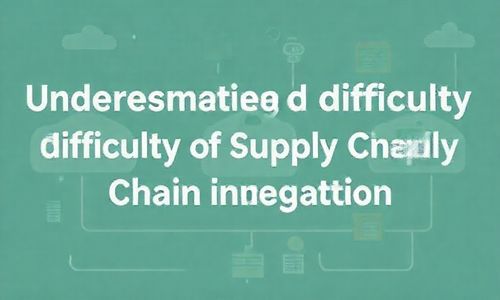 坑2：低估供应链整合难度