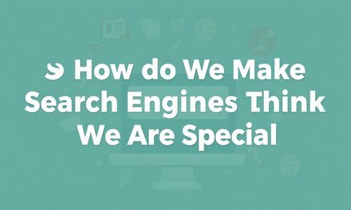 那么我们要怎么让搜索引擎觉得我们hen特别呢？