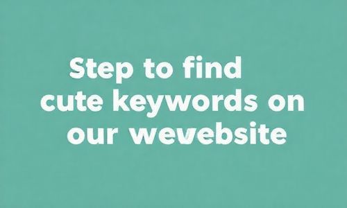 第一步， 找出我们网站的小宝贝关键词