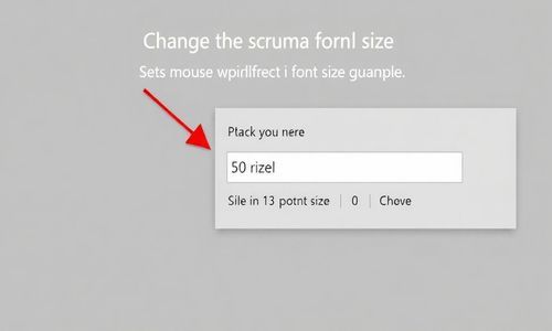 第一步:用鼠标滚轮变字大