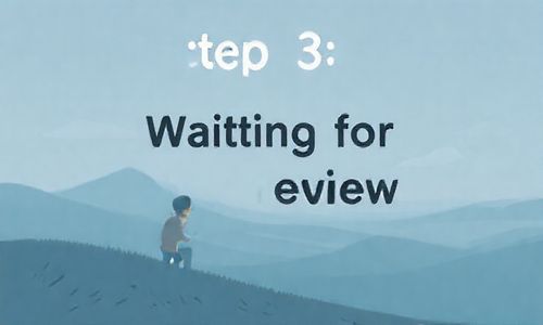 第三步:等待审核