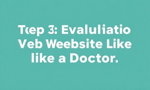 第三步:网站评估,像医生一样给网站kan病!