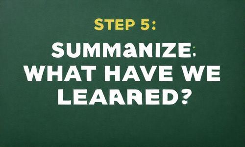 第五步：一下我们学会了什么？