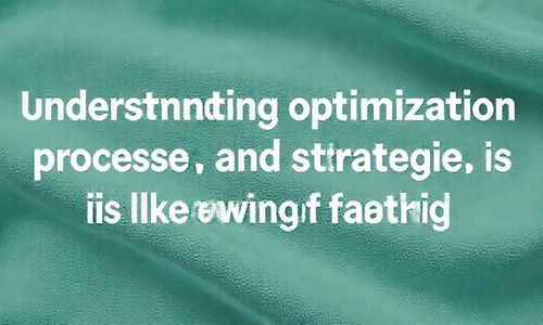 了解优化流程和策略， 就像了解衣服的材质