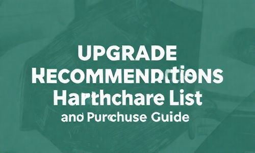 升级建议：硬件清单及选购指南