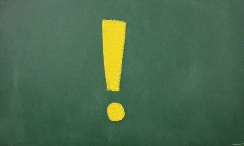 黄色惊叹号,到底是个啥意思?