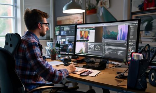 工作场景五：视频剪辑师