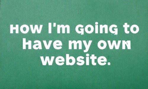哇塞！我要有自己的网站啦！